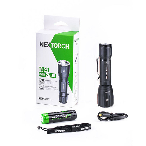 NEXTorch - Rechargeable LED Flashlight TA41- 2600 lm - TA4