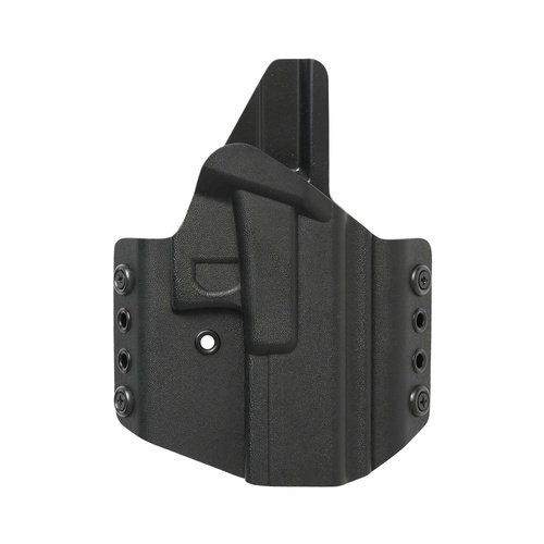 Direct Action - Holster Glock 17 OWB ZERO CANT NO LIGHT - Right - Kydex - Black- HP-OGTR-KDX-BLK