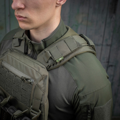 M-Tac - Shoulder Pad For Cuirass QRS Vest - Cordura - Ranger Green - 10179023