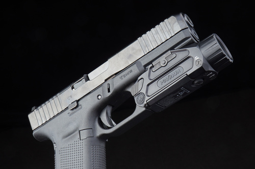 Holosun - Tactical Weapon Flashlight Plus - 20,000 cd - Green Laser - Black - P.ID Plus