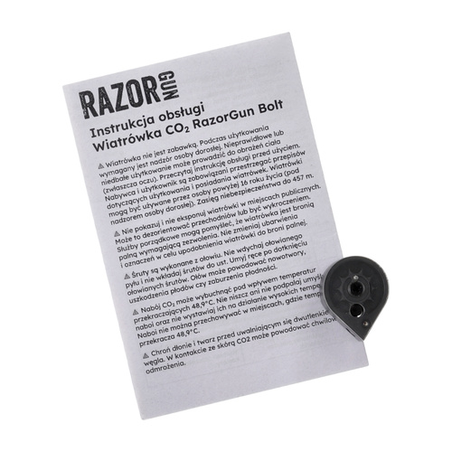 RazorGun - Bolt Air Gun - 4.5 mm - CO2 - Black - CP1-M 4,5