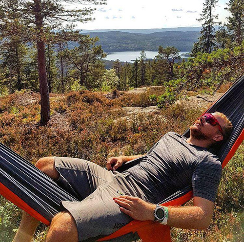 Ticket To The Moon - Travel Hammock Original - Army Green / Brown - TMO2408