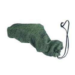 Lockdown - Pistol Gun Cover Sock - 4'' x 14'' - Black / Green - 1099390