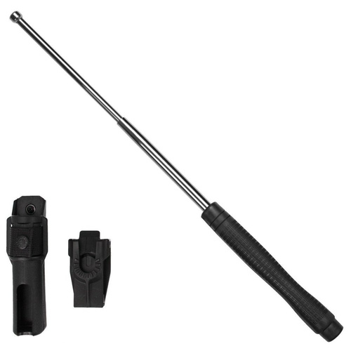 ESP - Hardened expandable baton with holder - 23'' - Ergonomic handle - Chrome - EXB-23HE CHR BH-55