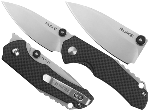 Ruike - P671-CB Folding Knife - Black - 340-032