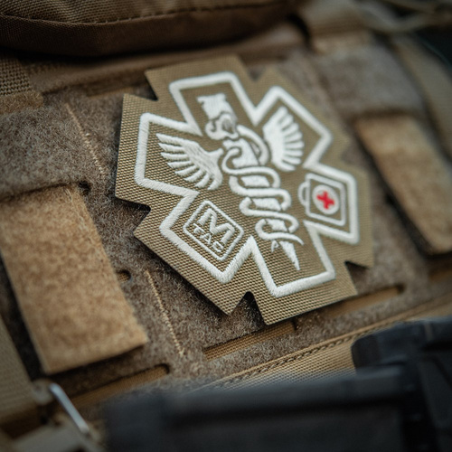 M-Tac - Embroidered Paramedic Medical Patch - Coyote - 51432005