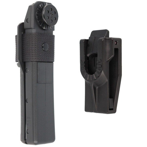 ESP - Hardened expandable baton with holder - 23'' - Ergonomic handle - Black - EXB-23HE BLK BH-55