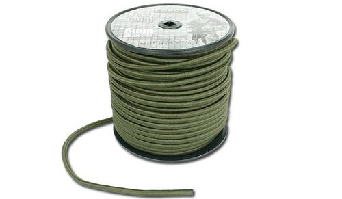 FOSCO - Bungee Cord - 6 mm - OD Green - 1 meter
