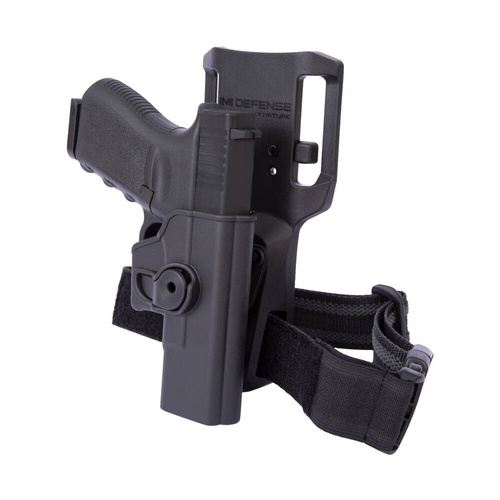 IMI Defense - Holster Panel Mid Ride Belt Attachment with Thigh Strap - Black - IMI-Z2250