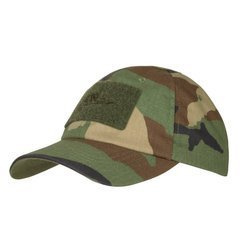 Helikon - Tactical Cap - PolyCotton Ripstop - Woodland - CZ-BBC-PR-03
