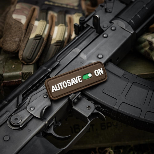 M-Tac - Morale Patch Autosave PVC - 3D - Coyote - 51116705