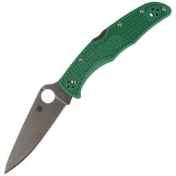 Spyderco - Endura® 4 FRN Flat Ground Green Knife - C10FPGR