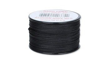 Atwood Rope MFG - Nano Cord - 0,75 mm - Black - Spool 300ft
