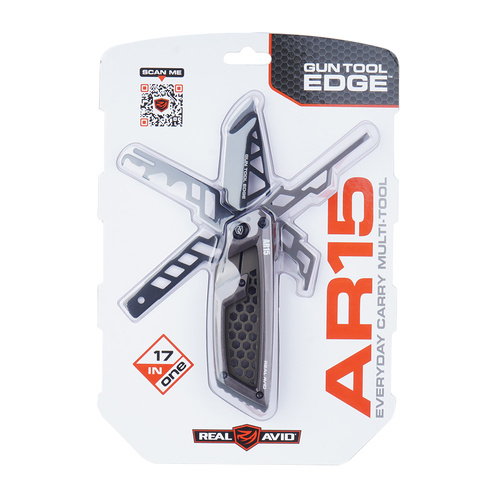 Real Avid - Multitool for AR Rifles Gun Tool Edge AR15 - Gray - AVGTE-AR