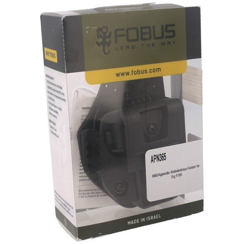 Fobus - Double Sided IWB/OWB Holster - Sig P365 - Black - APN365
