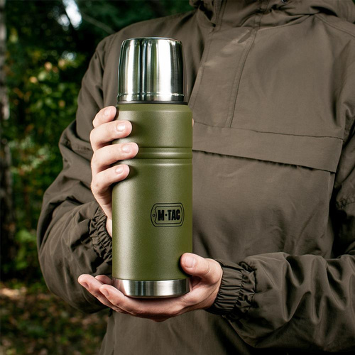 M-Tac - Stainless Steel Thermos - 750 ml - Olive - UN-B04-750A