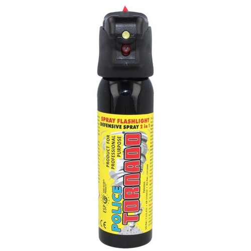 ESP - Police Tornado LED Pepper Spray - 100 ml - Stream - SFL-01-100