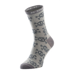 M-Tac - Mk.3 Summer Socks - Pirate Skull - Light Grey - 30903911