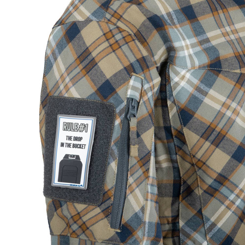 Helikon - MBDU Flannel Shirt® - Slate Blue Checkered - KO-MBD-PO-C0