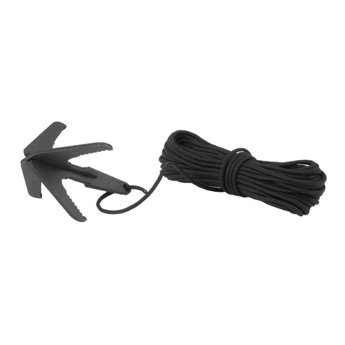 EDCX - Grappling Hook with Paracord 15 m  - Black - 3308