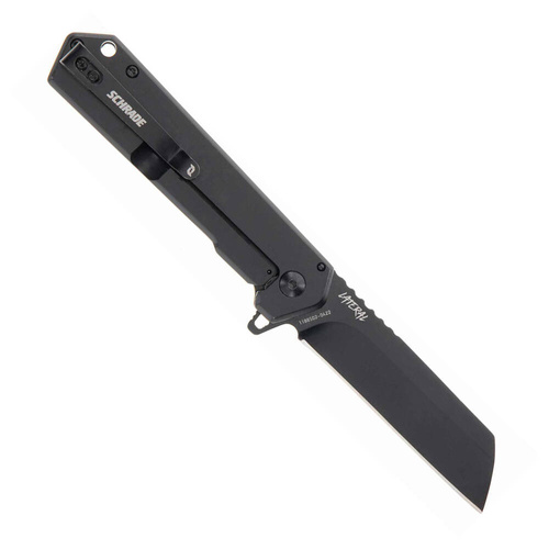 Schrade - Lateral BLK EDC Folding Knife - AUS-8 - Black/Dark Grey - 1159293