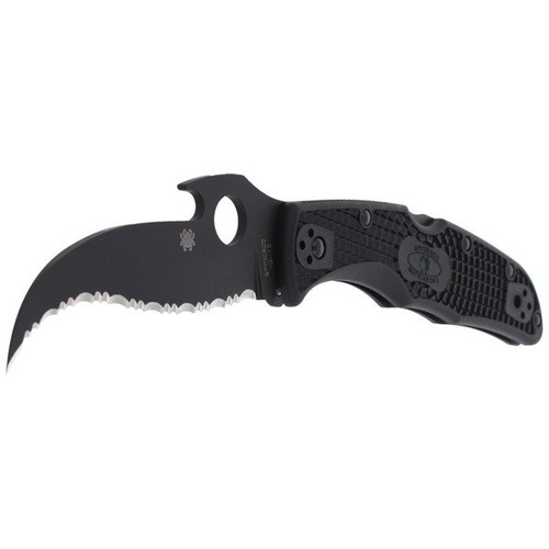Spyderco - Matriarch™ 2 FRN Emerson Opener Black Blade Knife - C12SBBK2W