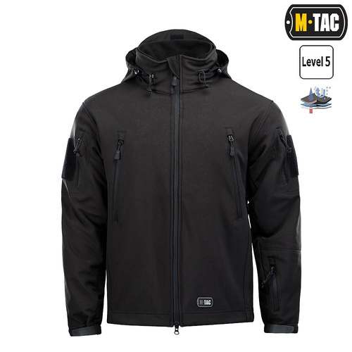 M-Tac - Softshell With Fleece Liner - Black - MTC-SJWL-BK
