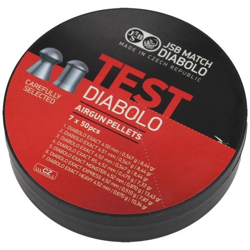 JSB - Diabolo Exact Test Pellets - .177 - 7x50 pcs - 002003-350