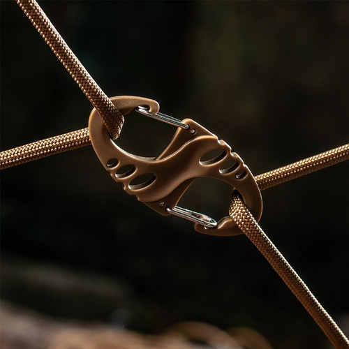 M-Tac - Double Carabiner S-Hook - 	Coyote - MTC-SHKCRBNR-COY