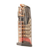 ETS - Omega Series Magazine For Glock 19/26/49 - 9x19 mm - 15 cartridges - Clear - OMG-GLK-19