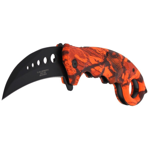 Herbertz Solingen - Knife Karambit Red Camo 73mm - 572513