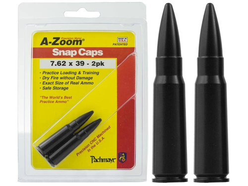 Lyman - A-Zoom Metal Snap Cap - 7.62x39 - 2 pcs - Black - 12234