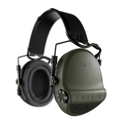 Sordin - Active Hearing Protectors Supreme X2 - Headband - Gel Pads - Green - 301006-10G