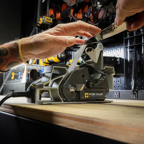 Work Sharp - Sharpener Electric Ken Onion Edition Elite Mk2 + Attachment Grinding Mk2 - Black - WSKTS-KO2-ELT