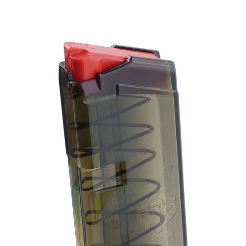 ETS - Polymer Magazine For Glock 43 - 9x19 mm - 9 rounds - Carbon Smoke Series - SMK-GLK-43-9