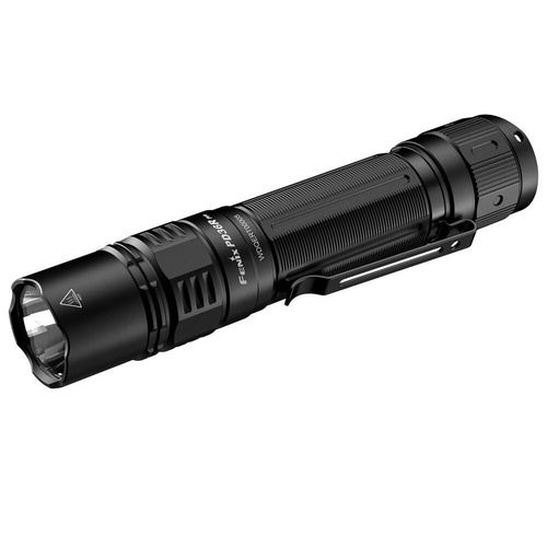Fenix - Tactical Flashlight PD36R Pro LED with 5000 mAh Battery + E03R V2.0 Key Ring Flashlight - 2800 lm - Black/Grey - PD36R Pro+E03R grey