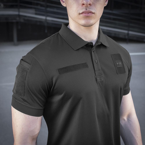 M-Tac - Polo Shirt Elite Tactical Coolmax - Black - 80010002
