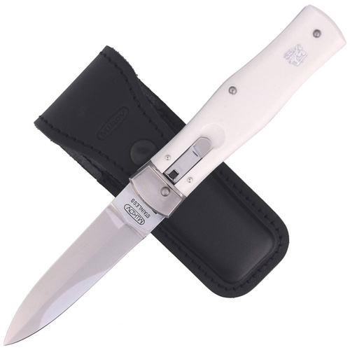 Mikov - Spring Knife Predator - ABS - AISI 420 - White - 241-NH-1/KP WHITE