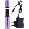 Paralyseur - Lipstick Stun Gun with Flashlight - 2 Million Volts - 120 lm - Violet - 1202-PI