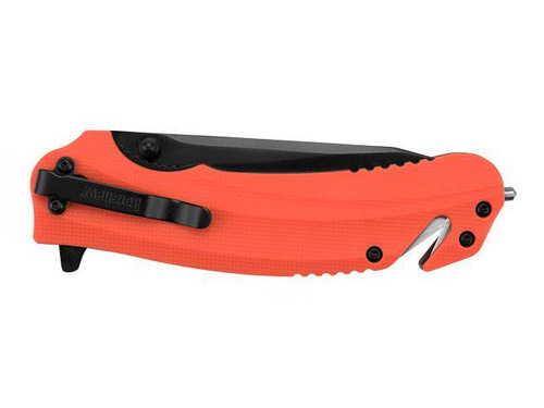 Kershaw - Barricade 8650 Rescue Knife - 8Cr13MoV - Orange - 8650