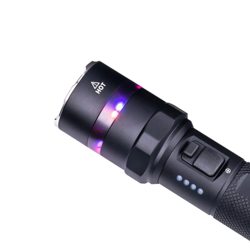 NEXTorch - Tactical LED Flashlight P84 - 21700 4800 mAh - 3000 lm - Black - NEXT-P84