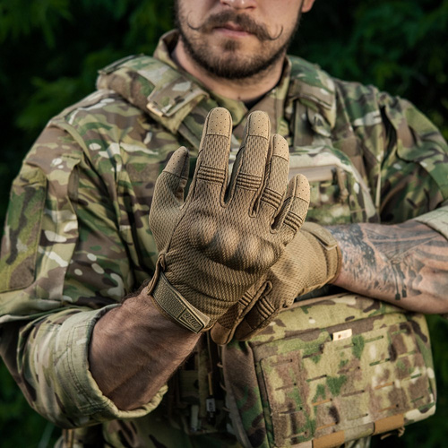 M-Tac - A30 Tactical Gloves - Coyote - 90314105